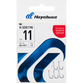 Крючки Hayabusa H.SDE198 Gold, Red, B.Ni. (10шт)