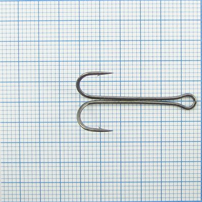 1 000 шт. в уп.) (Технология. Двойник Force Long Double Hook 810#6 черный никель