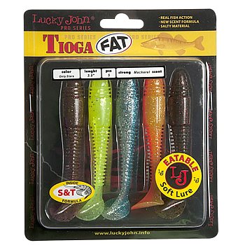 Виброхвосты LJ Pro Series Tioga Fat 3,9"