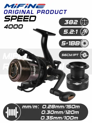 Катушка безынерционная Mifine Behemoth TX 4000B