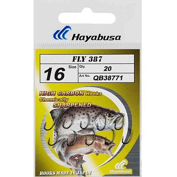 Крючки Hayabusa Fly 387 B.Ni. (20шт)